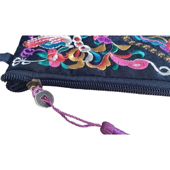 Vintage Embroidered Clutch NWOT - Picture 5 of 6